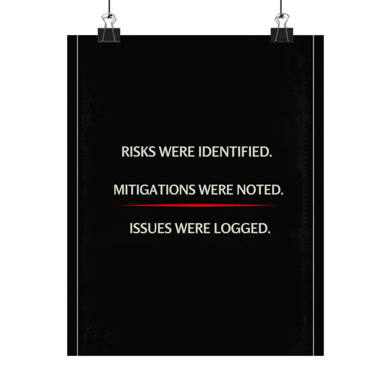 Risks Were Identified. Mitigations Were Noted.